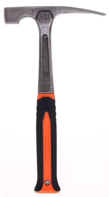 Молоток для покрівлі Montero монолітний 600 г MN-RMH0600